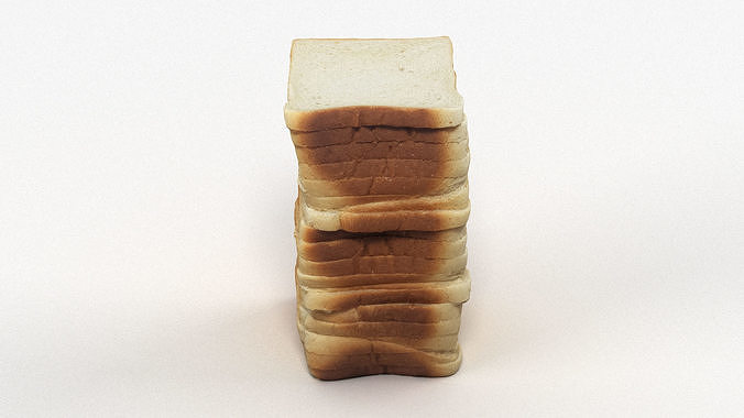 Bread or Toast Collection 3D model 6