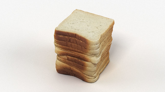 Bread or Toast Collection 3D model 2