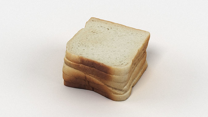 Bread or Toast Collection 3D model 4