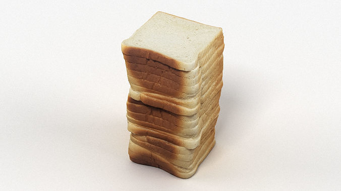 Bread or Toast Collection 3D model 3