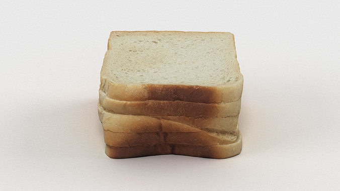 Bread or Toast Collection 3D model 7