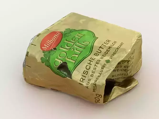 Butter gold wrapper