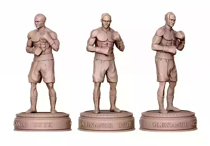 Oleksandr Usyk statue 3d print ready 3D print model
