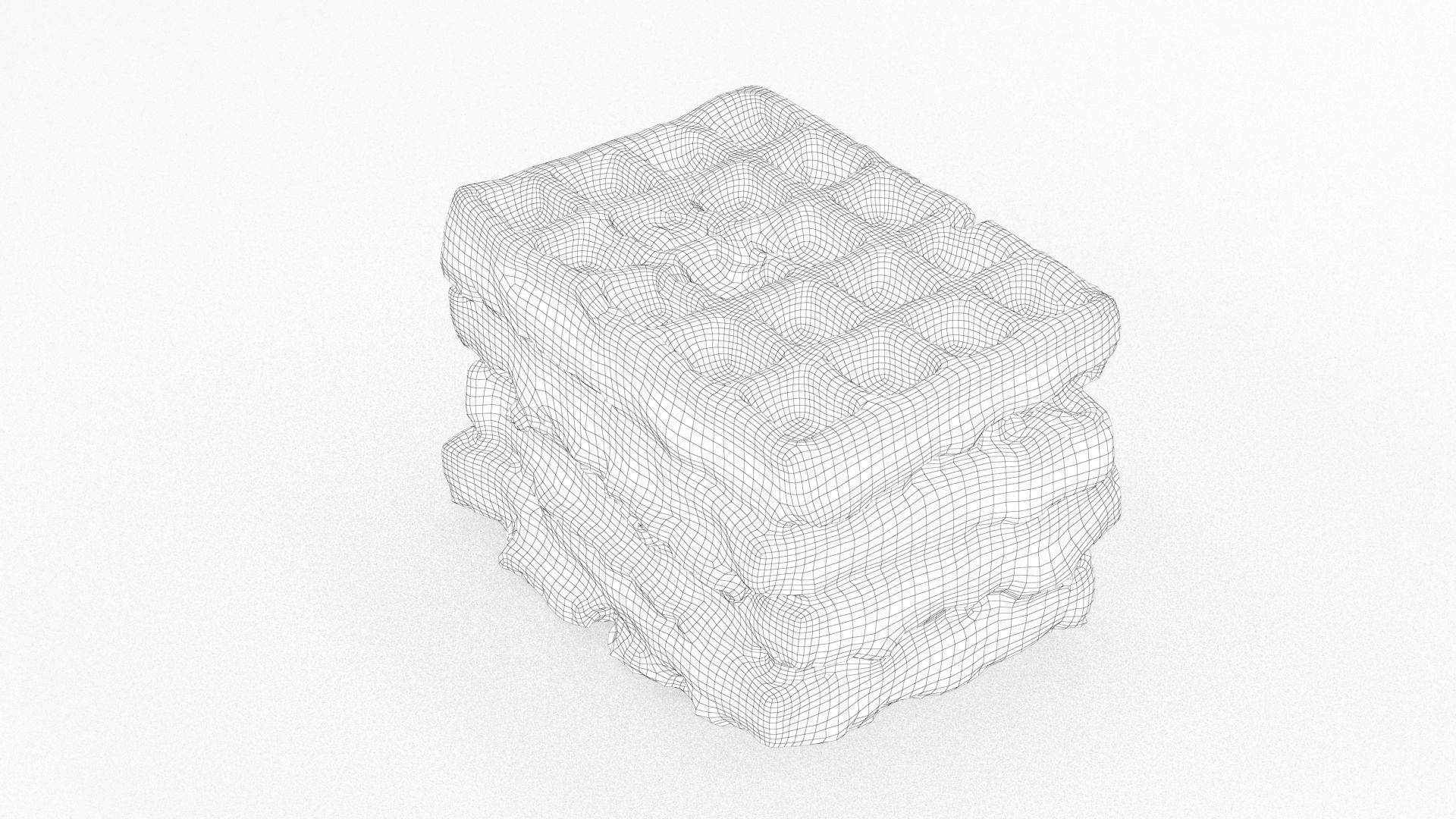 Toasted Waffles 3D model_13