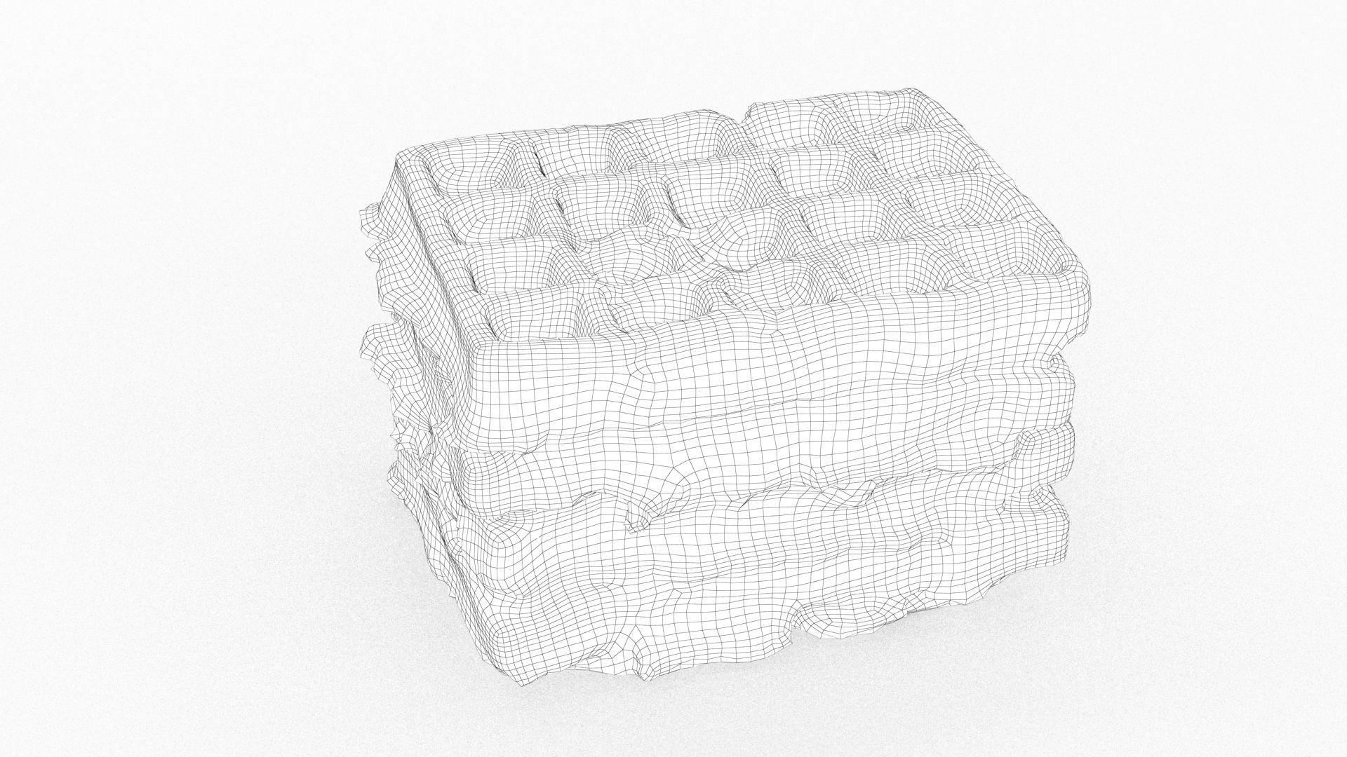 Toasted Waffles 3D model_14