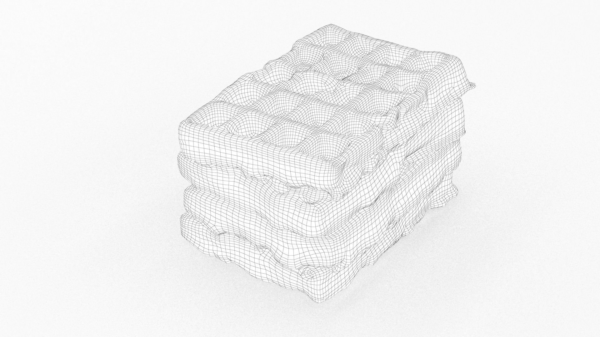 Toasted Waffles 3D model_12