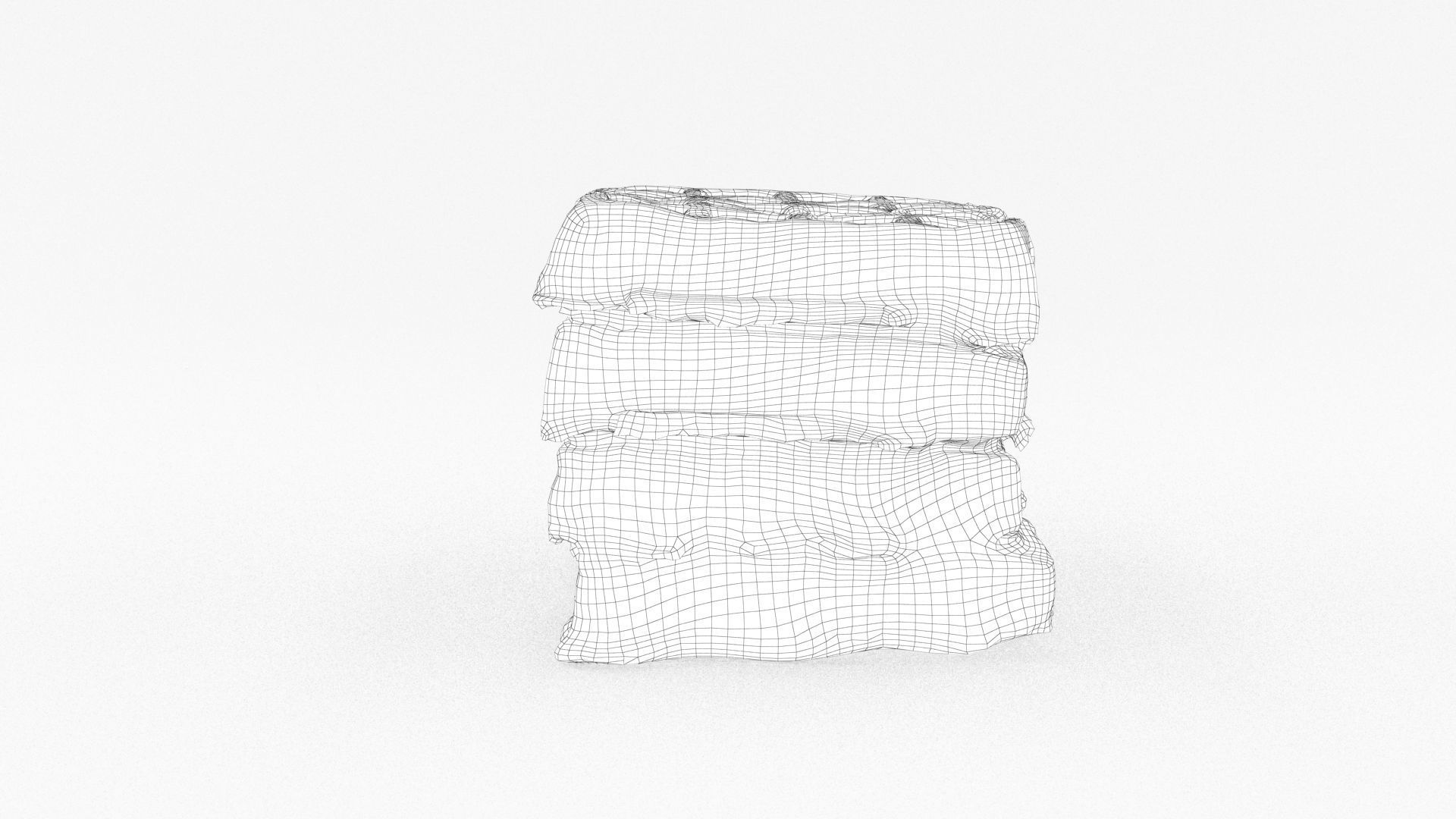 Toasted Waffles 3D model_15