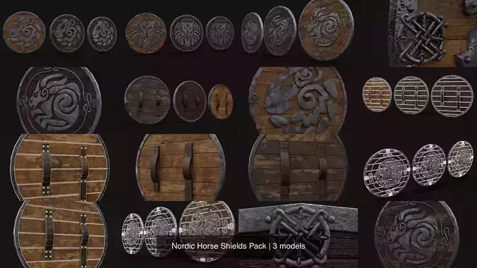 Nordic Horse Shields Pack
