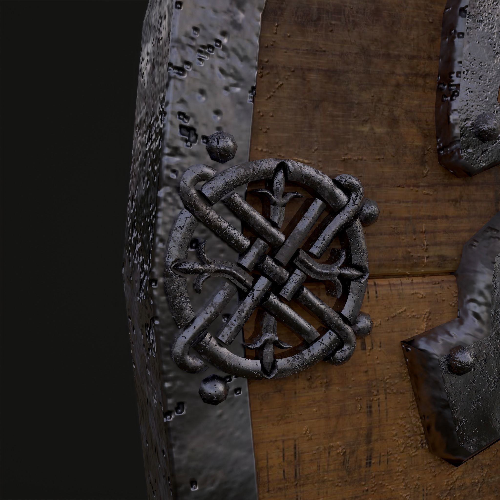 Nordic Horse Shields Pack 3D Model Collection_36