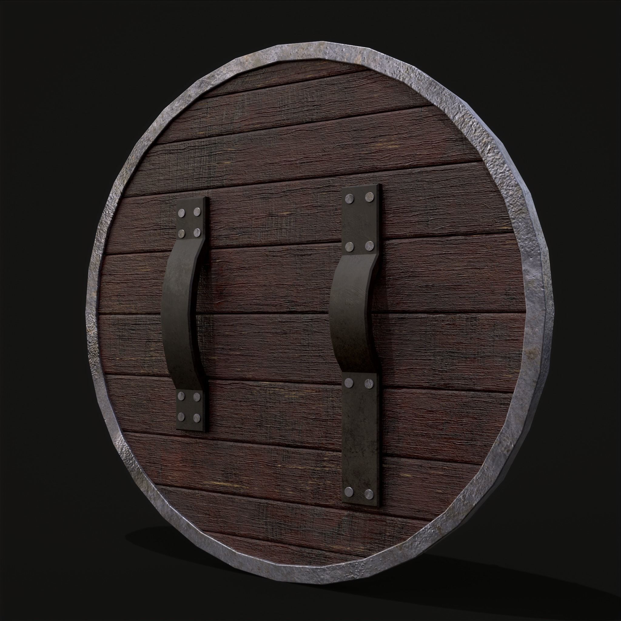 Nordic Horse Shields Pack 3D Model Collection_28