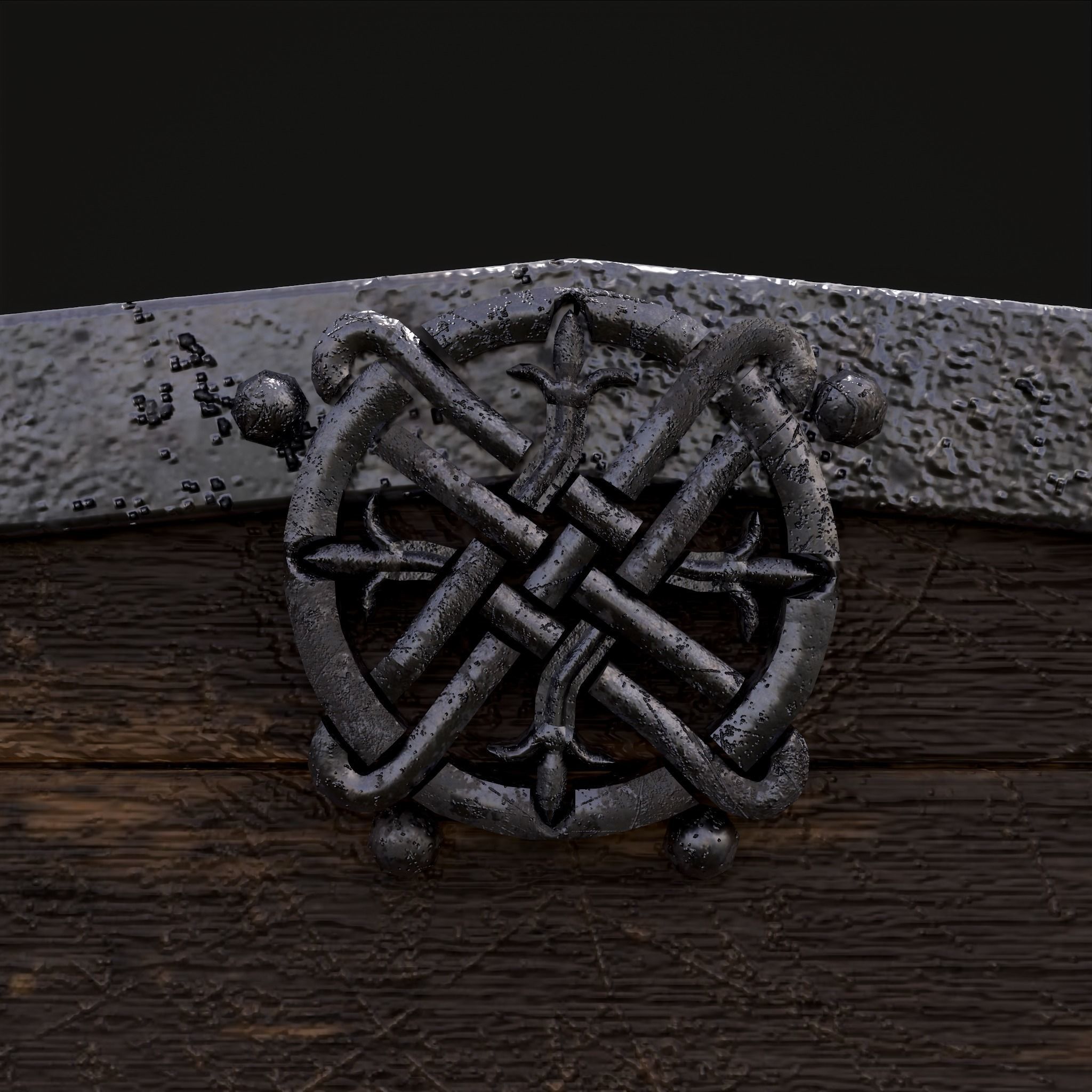 Nordic Horse Shields Pack 3D Model Collection_44