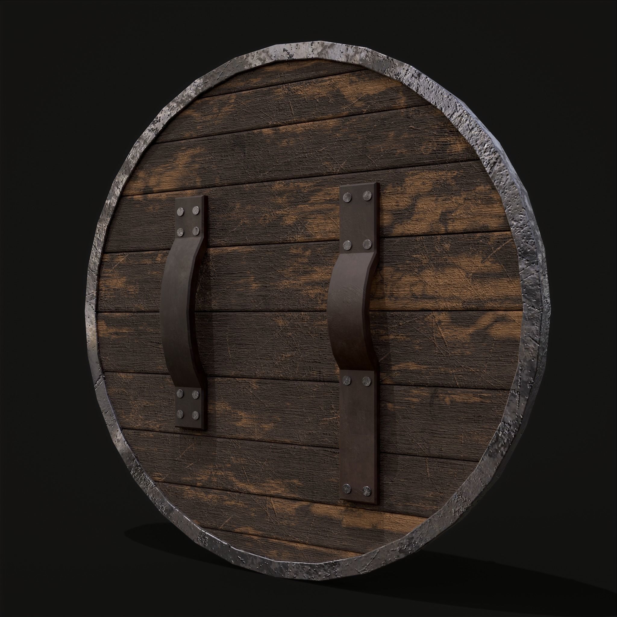 Nordic Horse Shields Pack 3D Model Collection_31