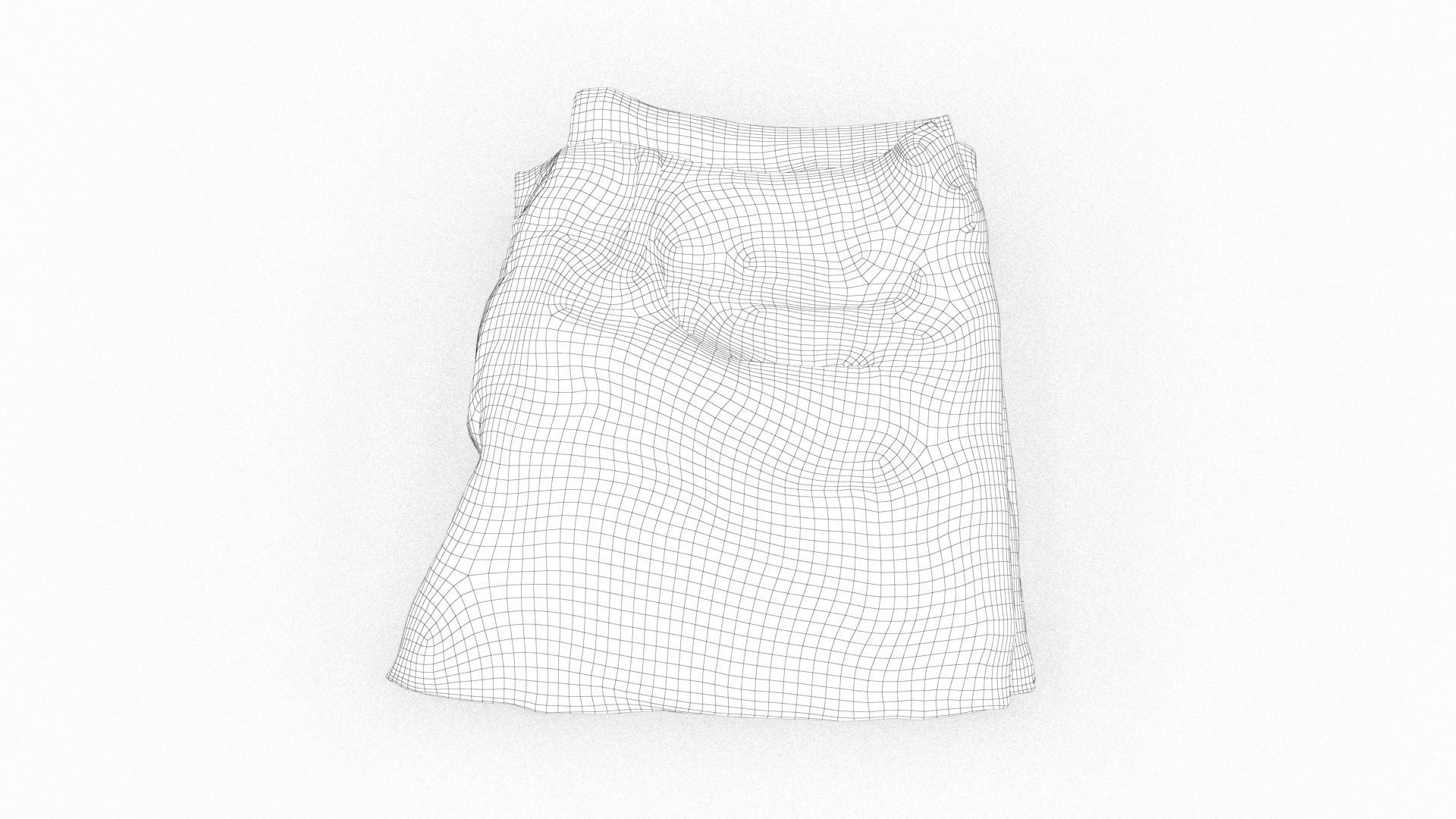 Folded Jeans 3D model_17