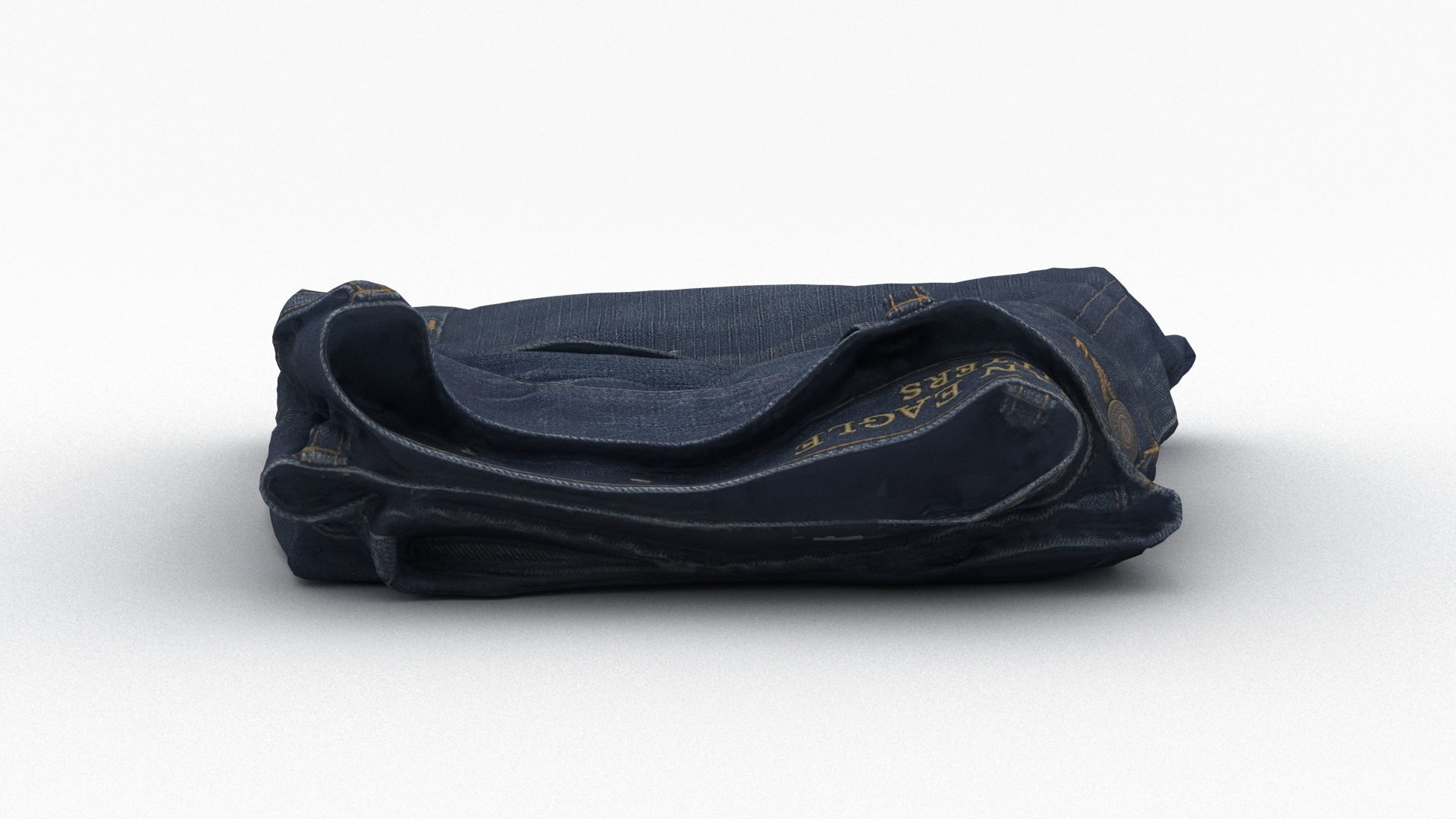 Folded Jeans 3D model_7