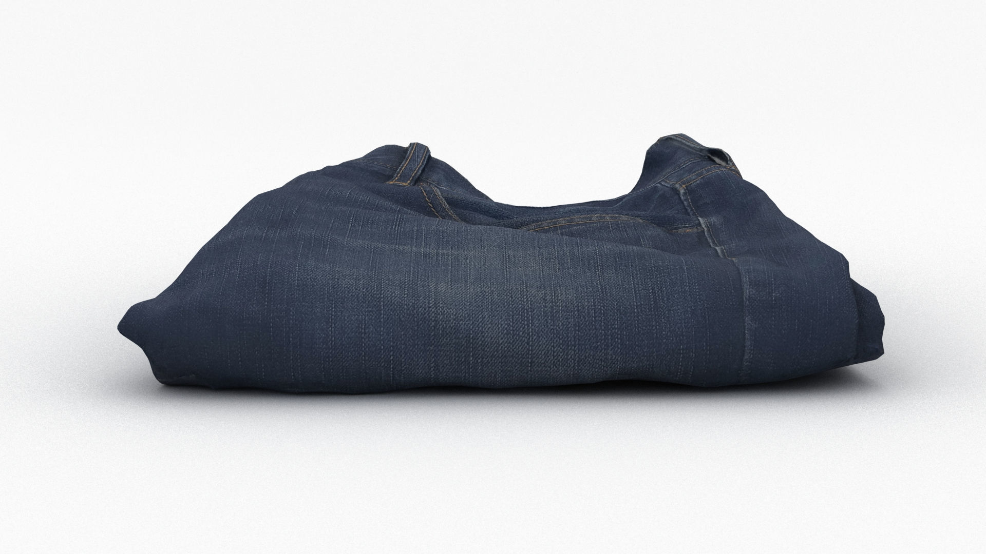 Folded Jeans 3D model_6