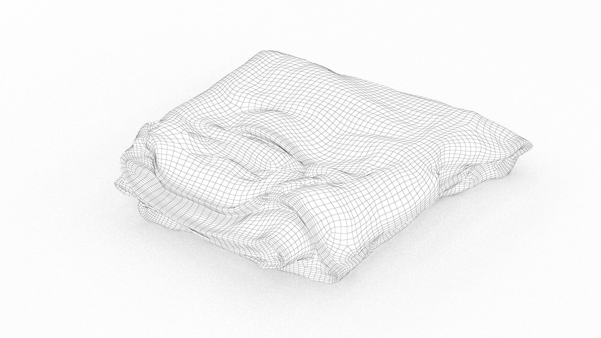 Folded Jeans 3D model_12