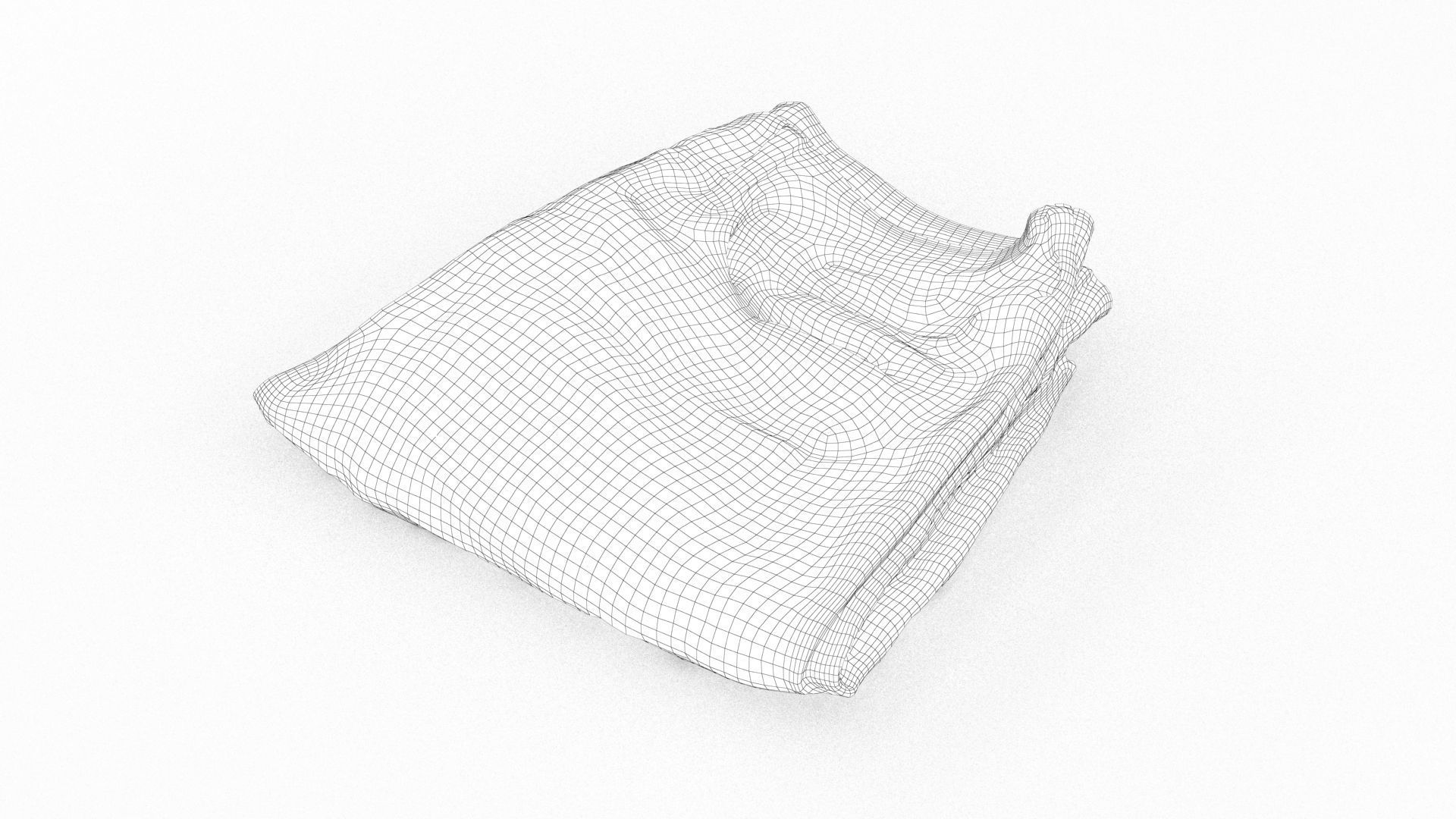 Folded Jeans 3D model_9