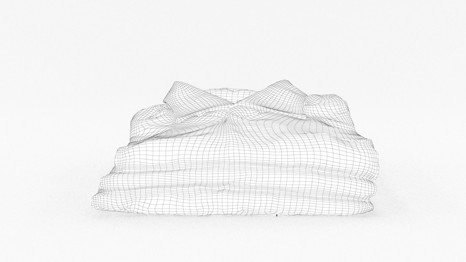 Folded Shirt Pile 001 3D model_15