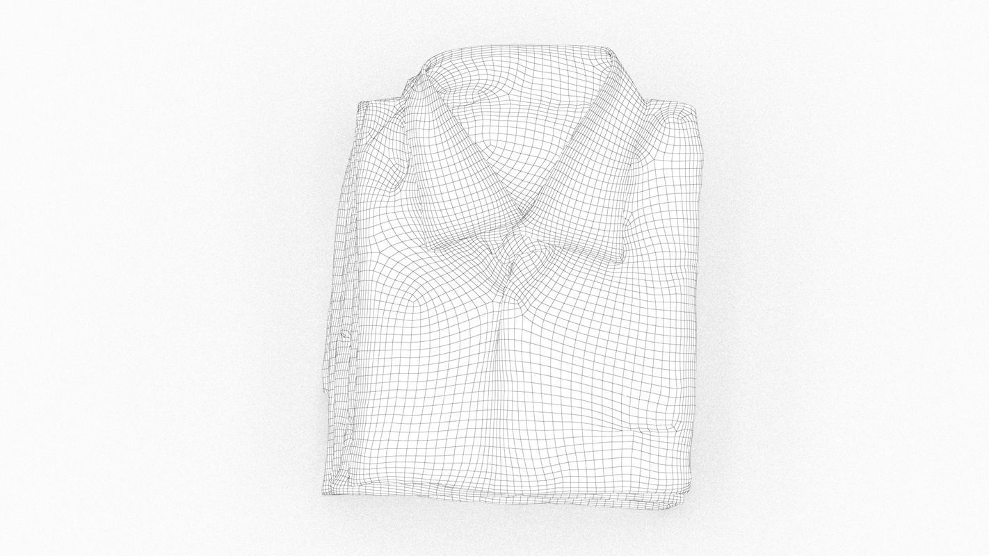 Folded Shirt Pile 001 3D model_17