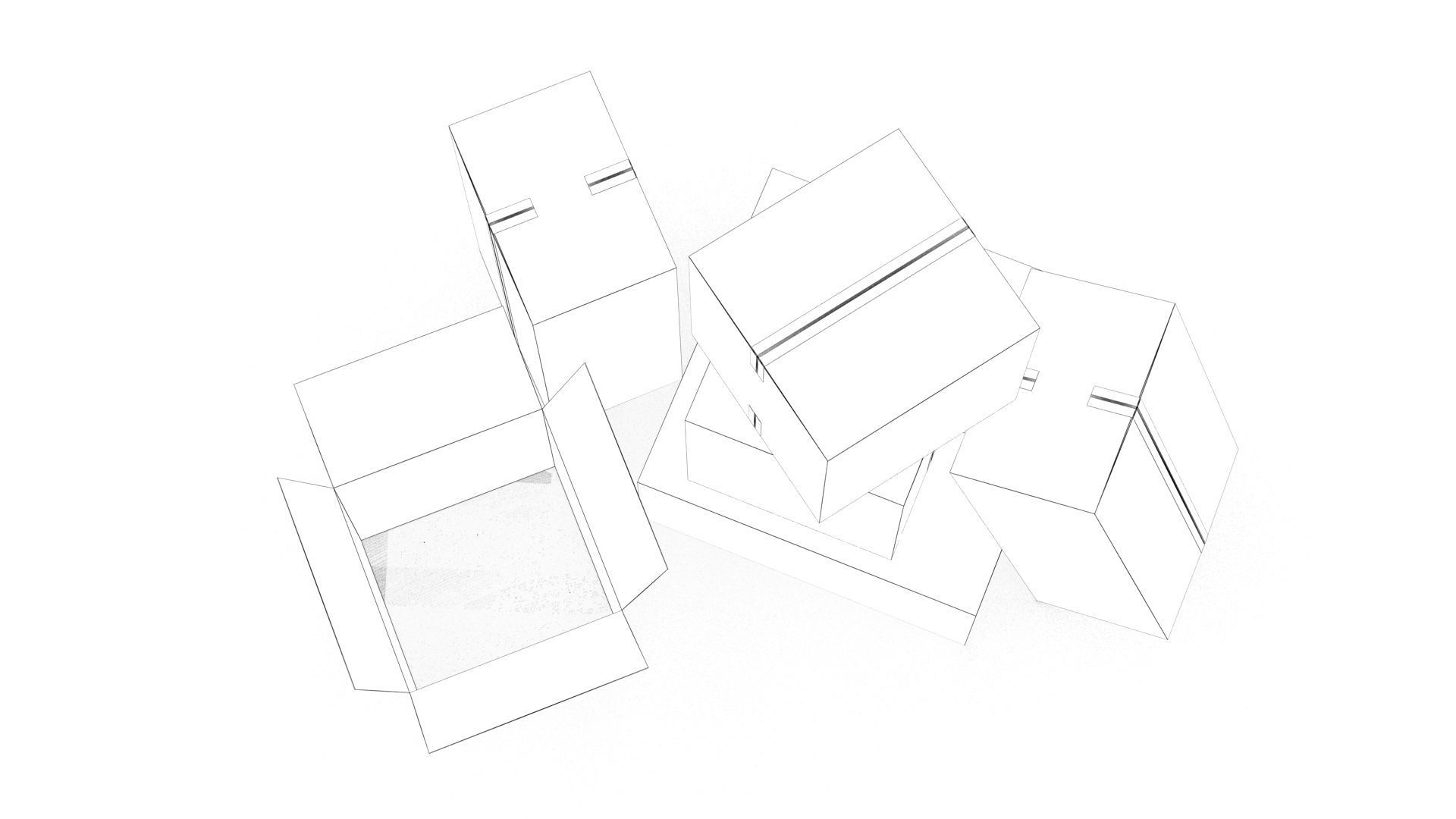 Cardboard Boxes 002 Low-poly 3D model_17