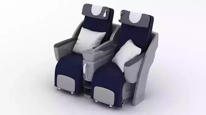 Lufthansa Airplane Cabin Seats