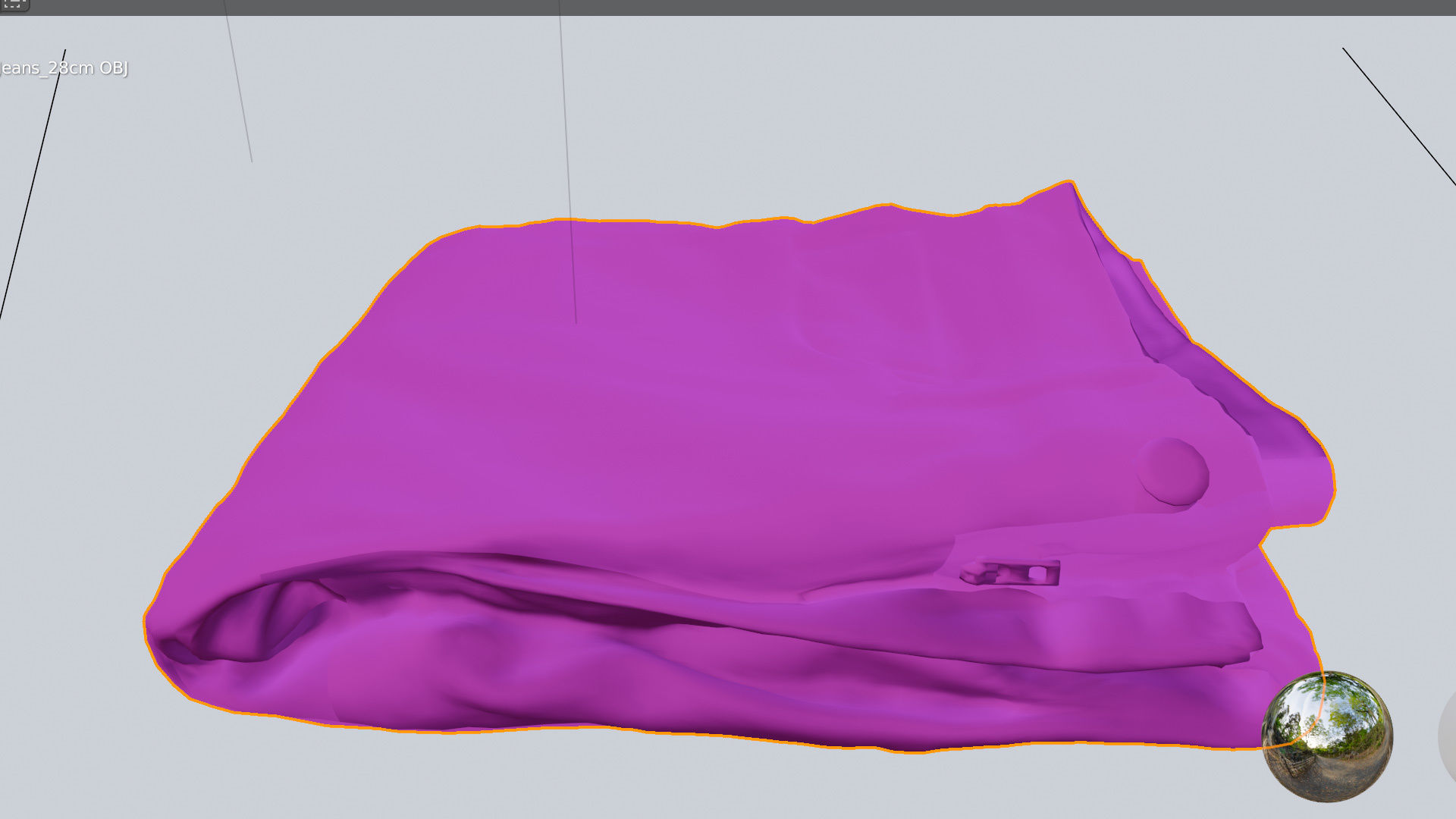 Jeans and pants 13 items collection heap stack pile of jeans  3D model_45