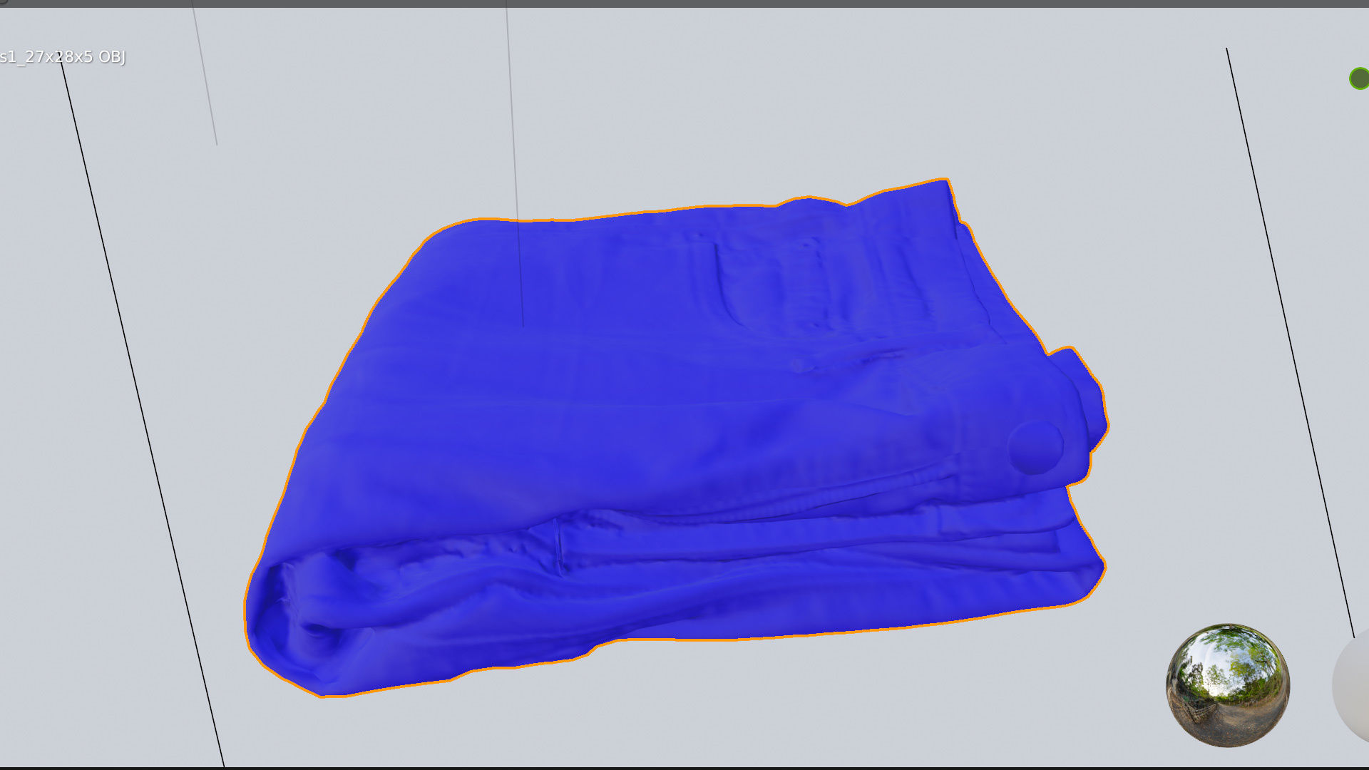 Jeans and pants 13 items collection heap stack pile of jeans  3D model_42