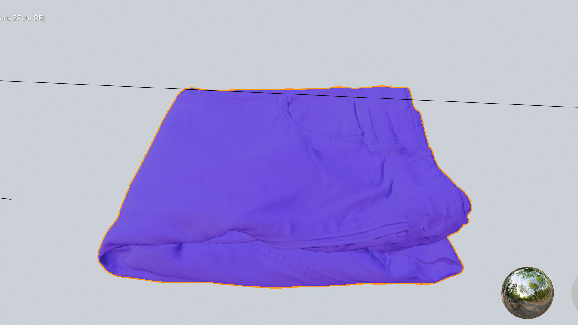 Jeans and pants 13 items collection heap stack pile of jeans  3D model_44