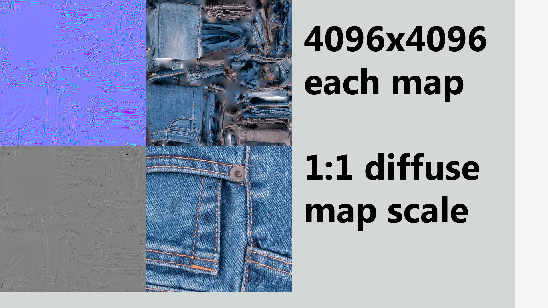 Jeans and pants 13 items collection heap stack pile of jeans  3D model_40