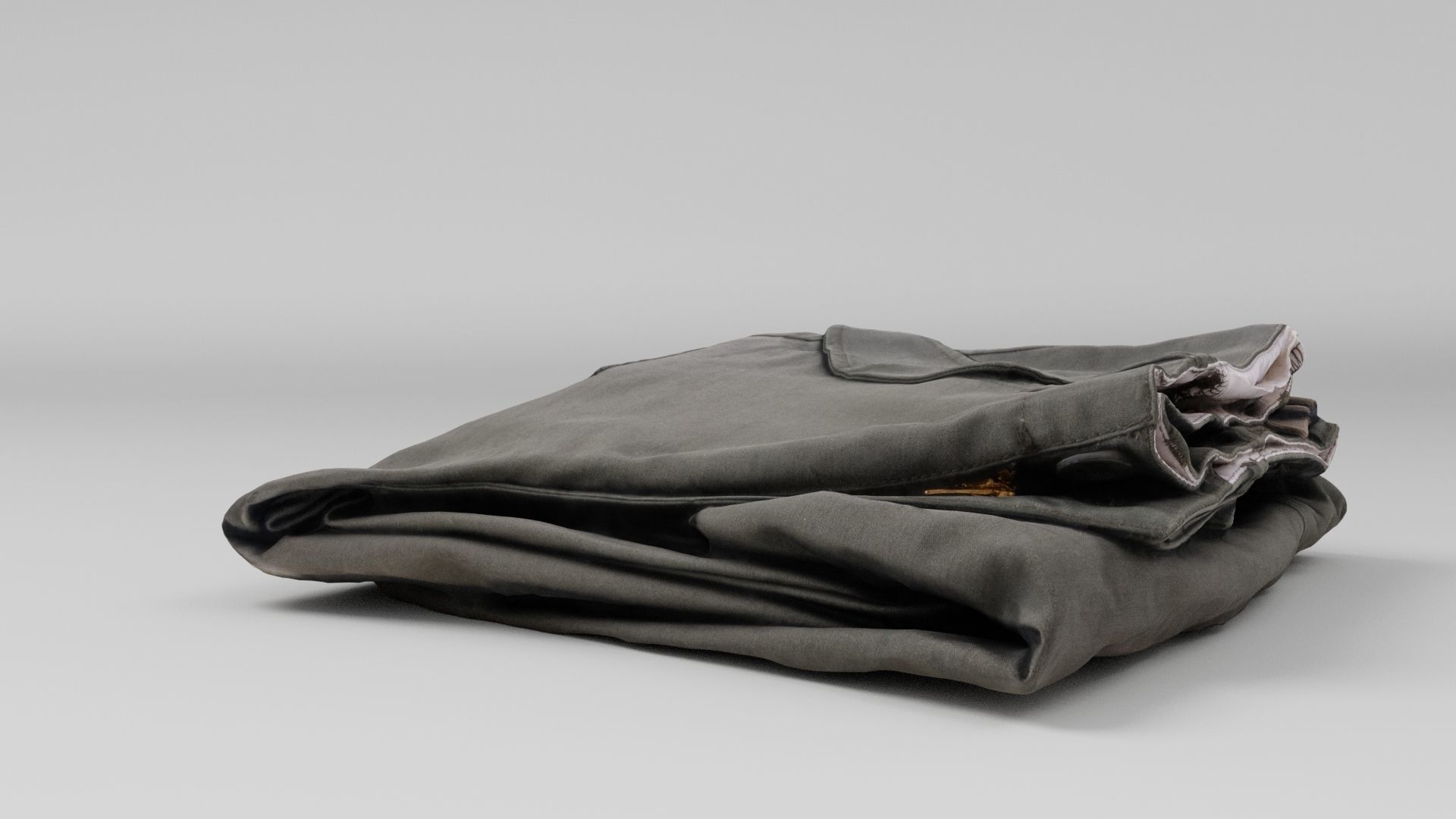 Jeans and pants 13 items collection heap stack pile of jeans  3D model_16