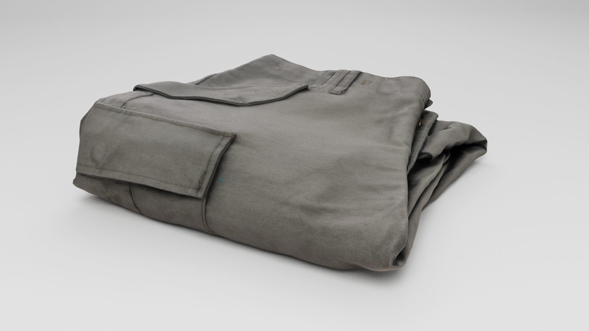 Jeans and pants 13 items collection heap stack pile of jeans  3D model_17