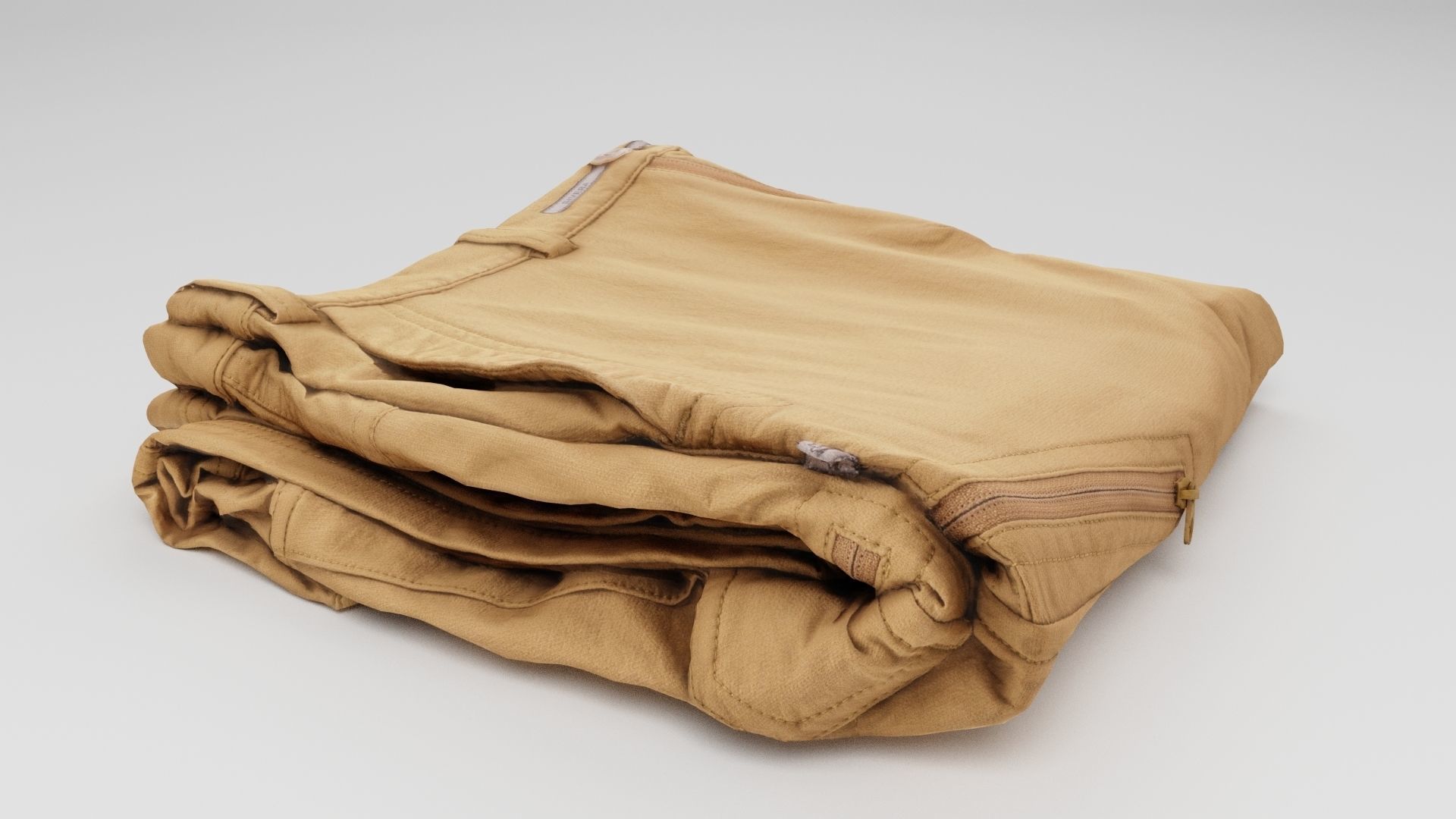 Jeans and pants 13 items collection heap stack pile of jeans  3D model_13