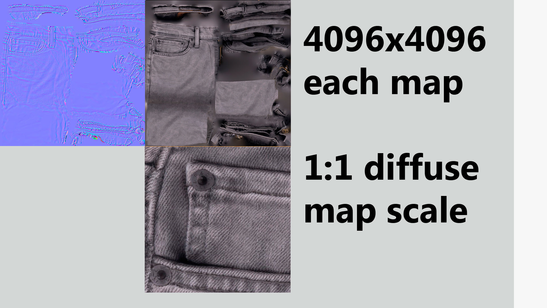 Jeans and pants 13 items collection heap stack pile of jeans  3D model_55