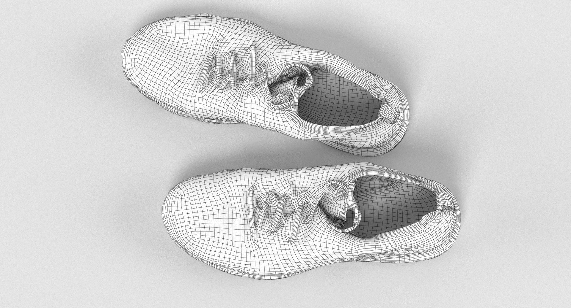 Old Running Shoes 3D model_8