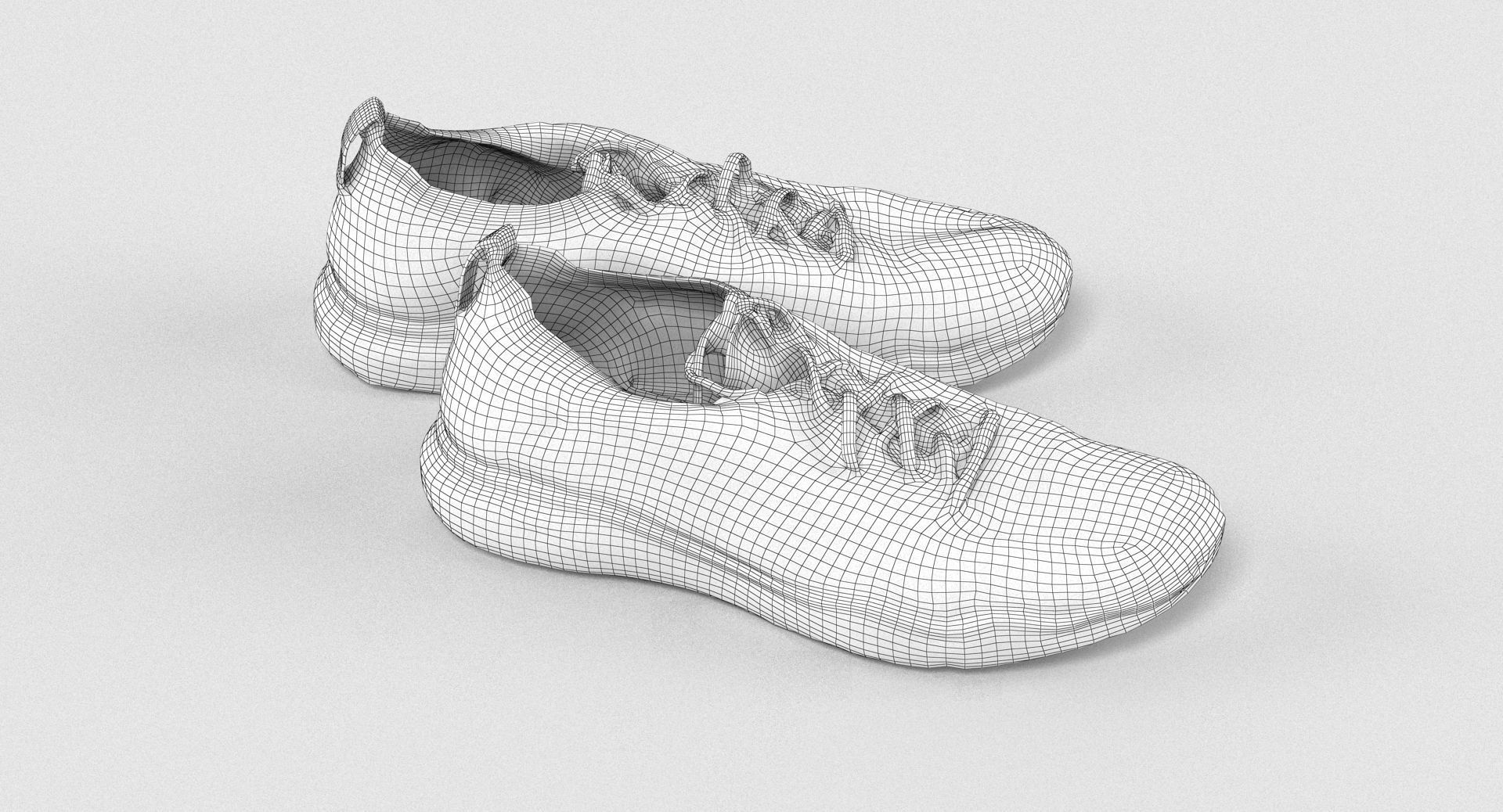 Old Running Shoes 3D model_6