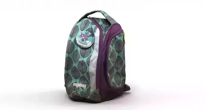 Kids Backpack 3D model