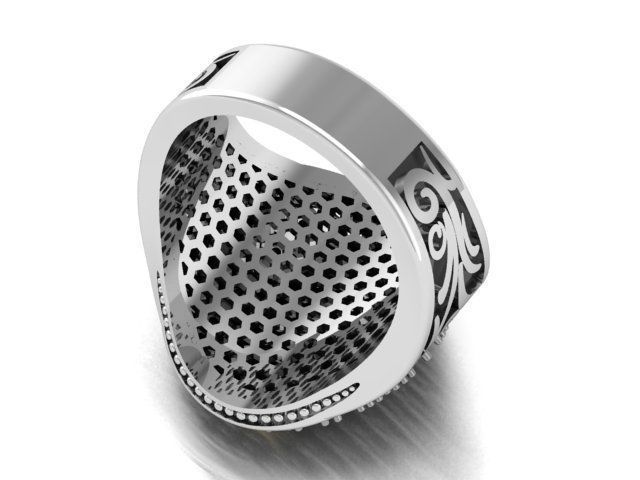 men ring 3D print model_3