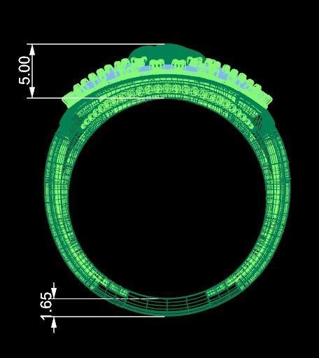 men ring 3D print model_11