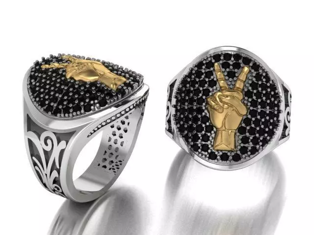 men ring 3D print model_0