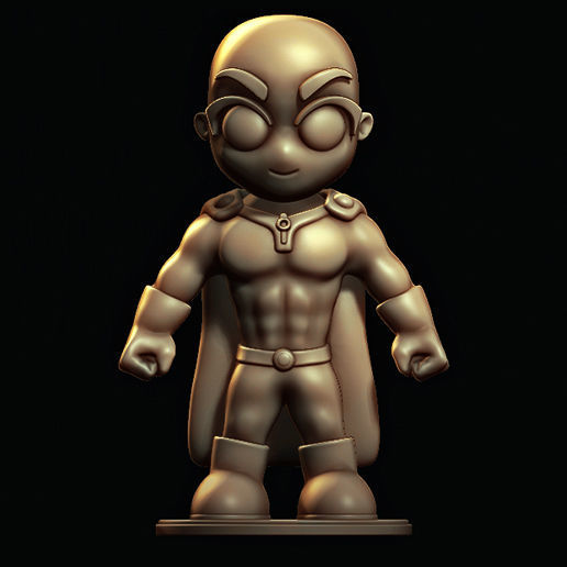 Saitama  One Punch Man  3D print model_1