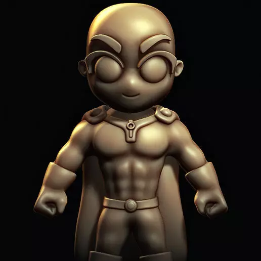Saitama  One Punch Man  3D print model_0