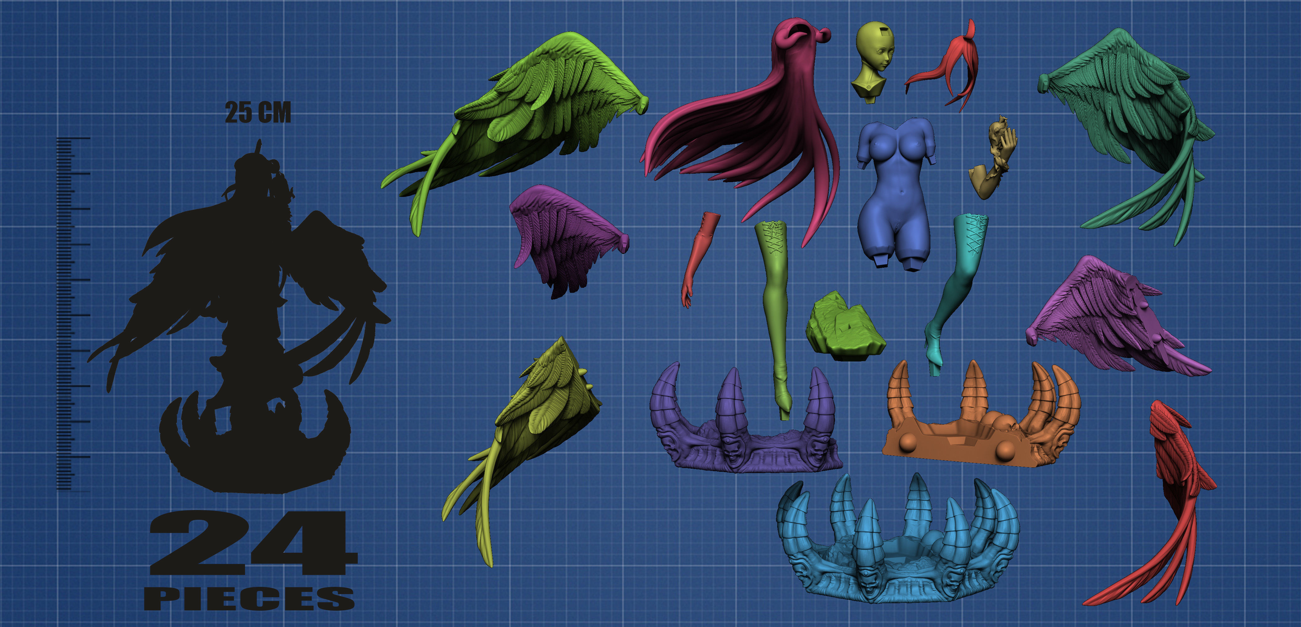 Albedo - Overlord with NSFW 3D print model_8