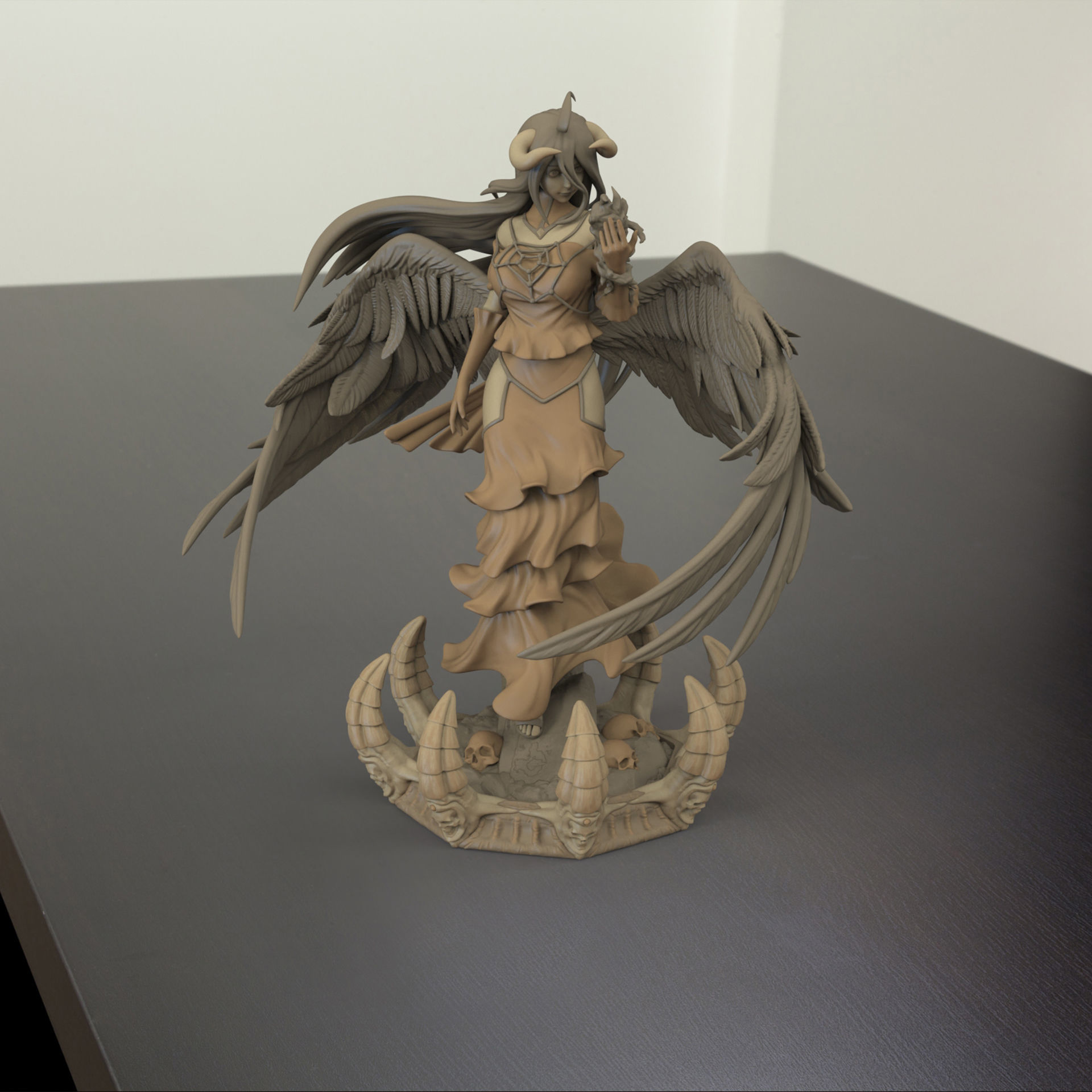 Albedo - Overlord with NSFW 3D print model_10