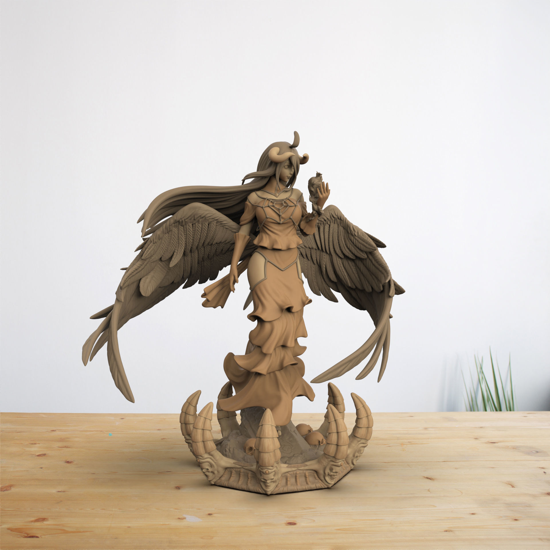 Albedo - Overlord with NSFW 3D print model_9