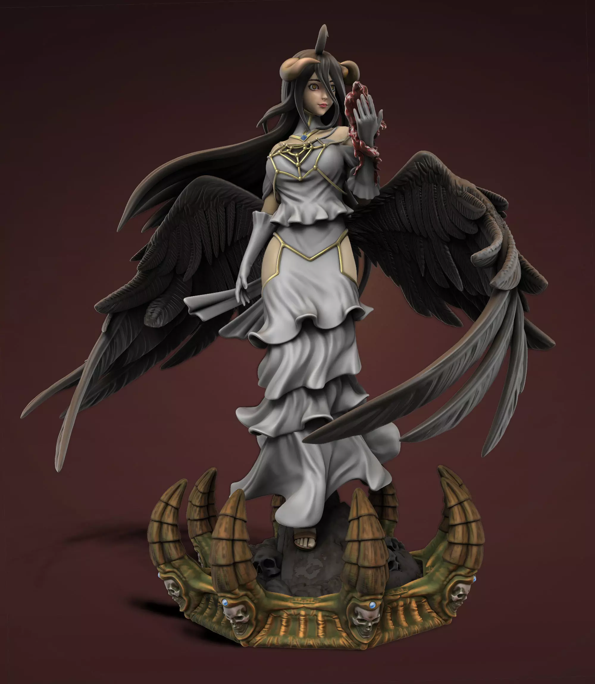 Albedo - Overlord with NSFW 3D print model_0