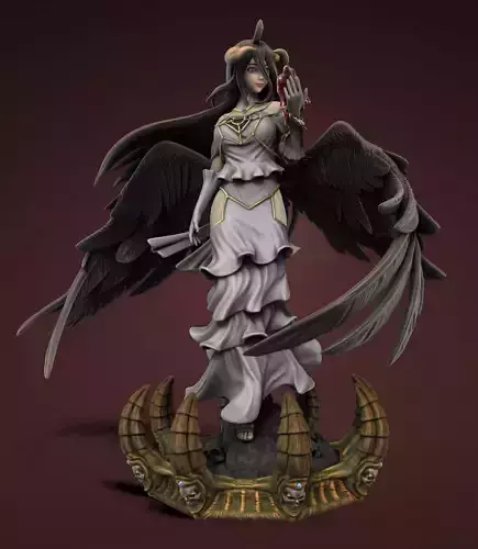 Albedo - Overlord with NSFW 3D print model
