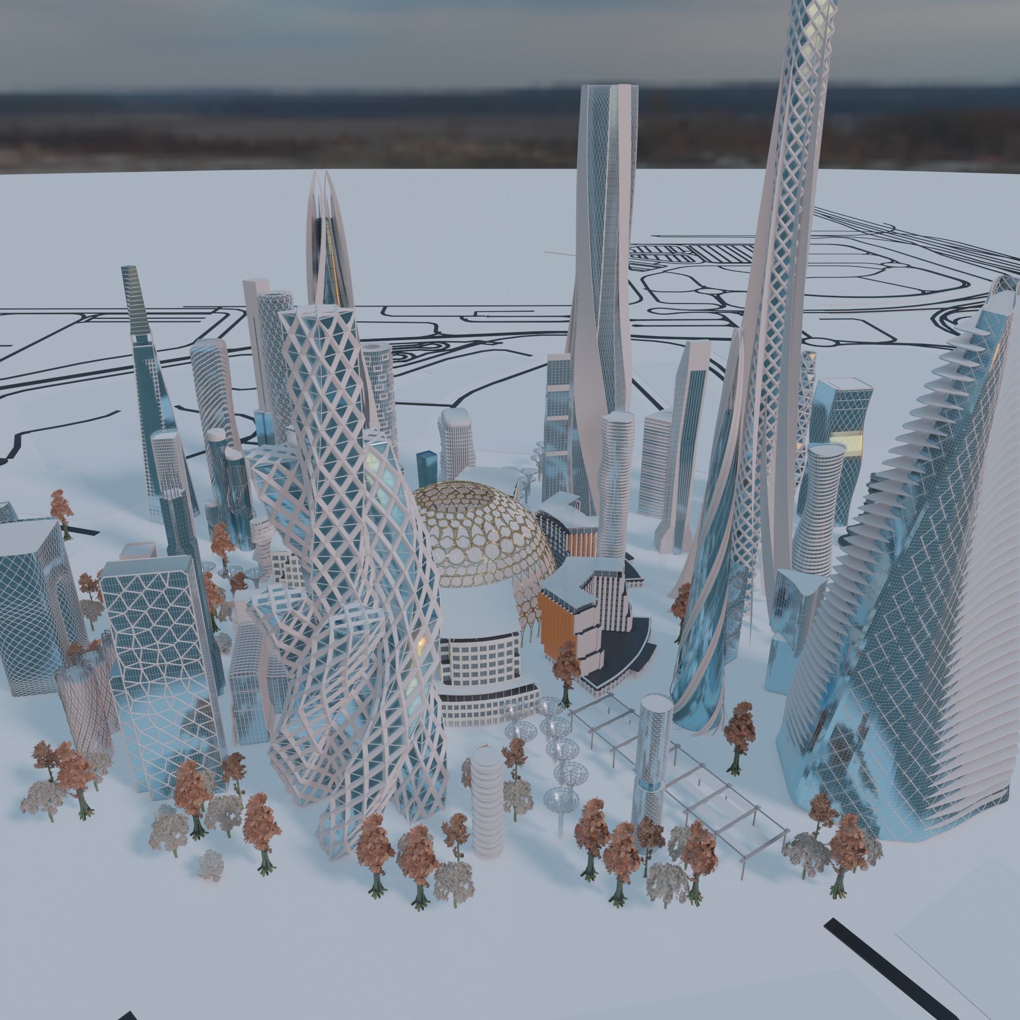 Future City 3D model_4