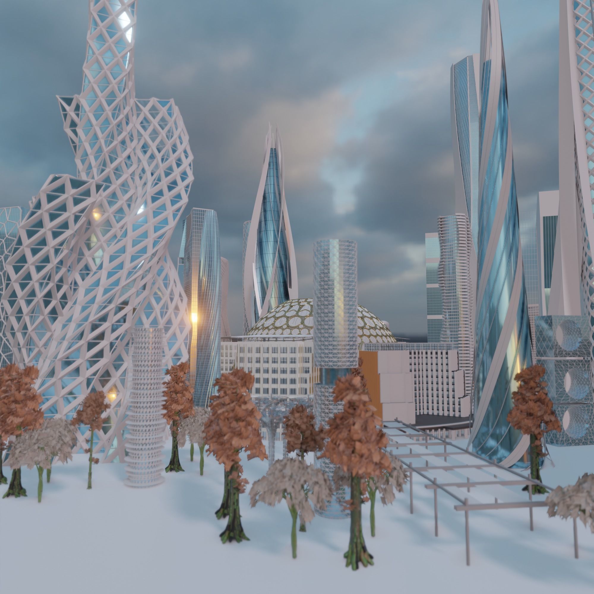 Future City 3D model_6