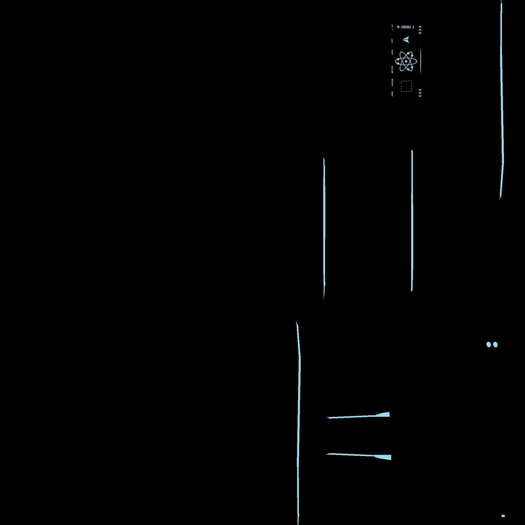 SciFi Backpack E05 Steel Bright - Fashion Character Design Low-poly 3D model_22