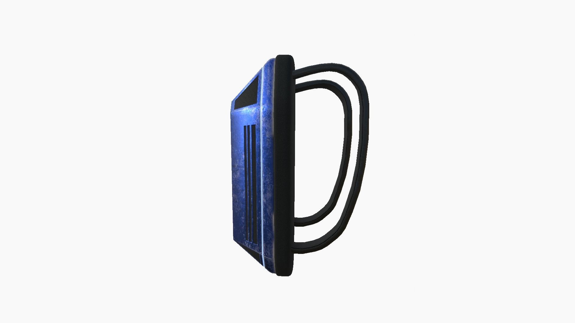 SciFi Backpack E06 Blue - Fashion Character Design Low-poly 3D model_4